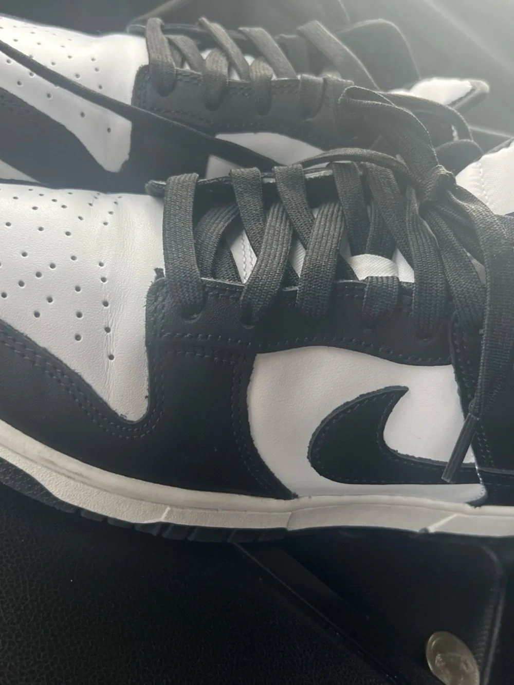 Nike Black and White Low-Top Sneakers